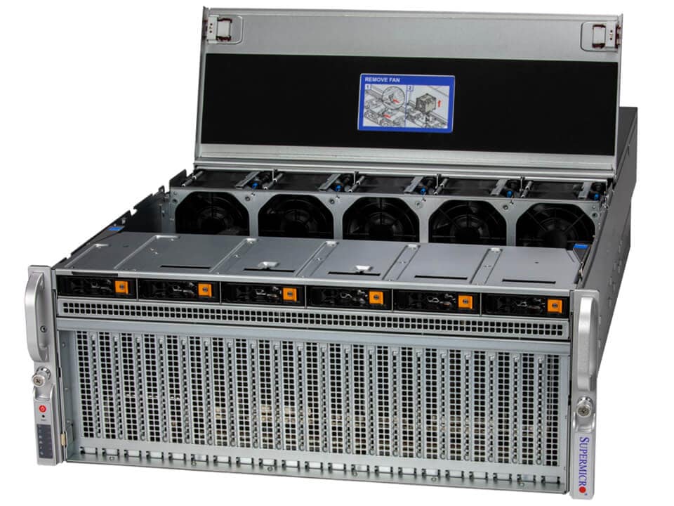 GPU cluster sizing - Supermicro liquid cooled rack