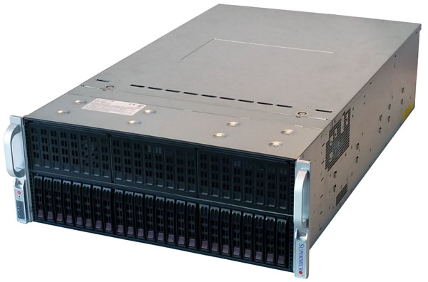 Supermicro 8x NVIDIA H200 AI Training Server - 4U Liquid Cooled view 2